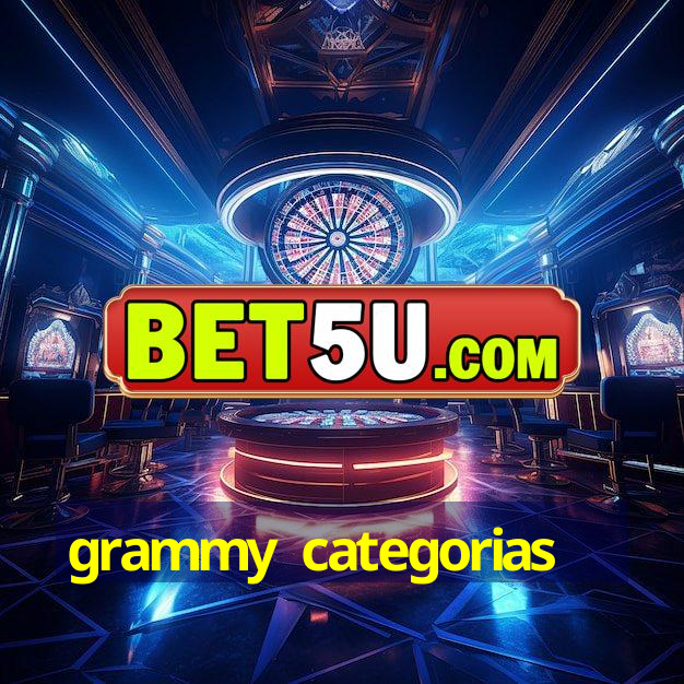 grammy categorias